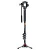 4-teiliges Fluid-Einbeinstativ-System mit Videokopf, klappbarem Standfuß und Kameraplatte für bewegte Aufnahmen. Manfrotto MVMXPRO500 Einbeinstativ mit Fluid-Videokopf und 2,03 m maximaler Arbeitshöhe.