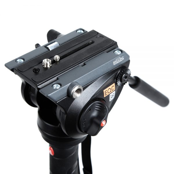 Manfrotto MVMXPRO500 Einbeinstativ mit Fluid-Videokopf und 2,03 m maximaler Arbeitshöhe.