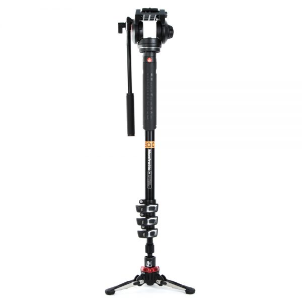 Manfrotto MVMXPRO500 Einbeinstativ mit Fluid-Videokopf und 2,03 m maximaler Arbeitshöhe.