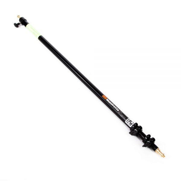 Manfrotto 099B Stativerweiterung aus Aluminium für Kamera- und Lichtstative, verlängert die Höhe um bis zu 2,3 m.