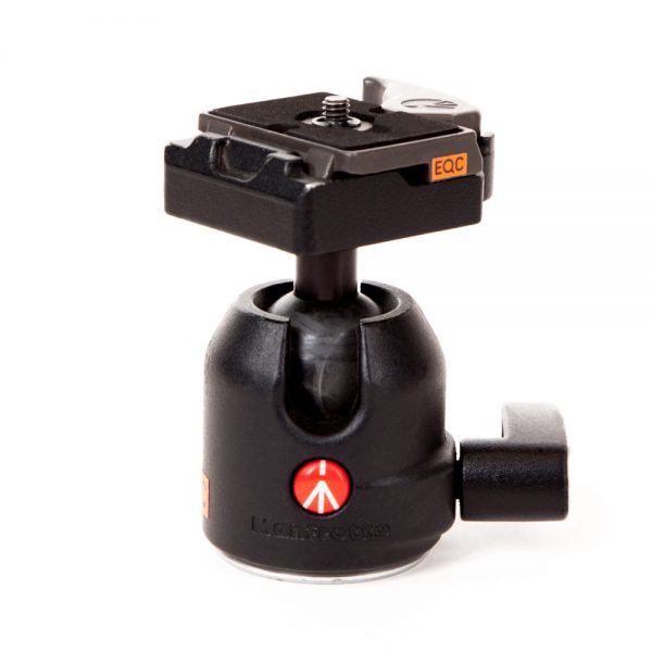 Manfrotto 486RC2 Kugelkopf mit RC2-Schnellwechselplatte und 3/8-Zoll-Gewinde für kompakte Kamerasysteme.