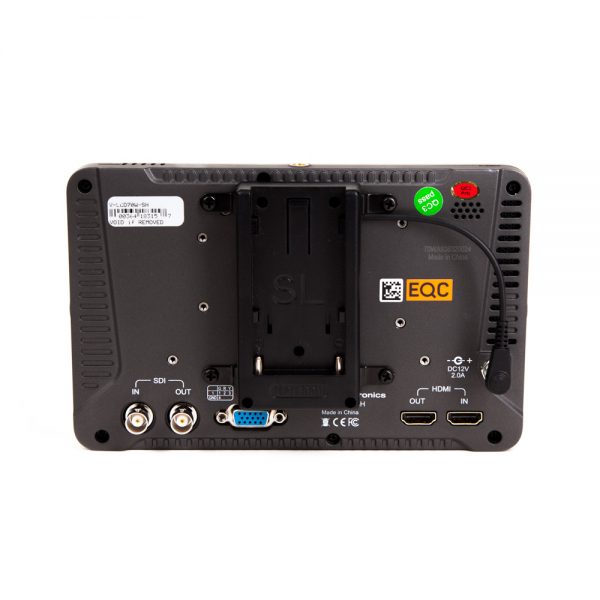 Marshall V-LCD70W-SH 7-Zoll-Monitor mit 1920×1200 Auflösung und HDMI-/SDI-Eingang.