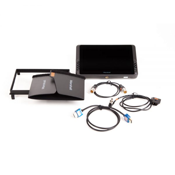 Marshall V-LCD70W-SH 7-Zoll-Monitor mit 1920×1200 Auflösung und HDMI-/SDI-Eingang.