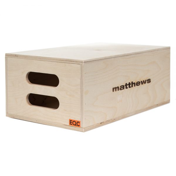 Matthews Apple Box Voll, 51 x 30,5 x 20,3 cm, aus 9-lagigem Sperrholz gefertigt.