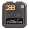 Im Set enthalten sind zwei Sechskantschlüssel, Schraubsockel, Blindstopfen, Deckel und Originalverpackung. Metabones Sony-E-EF-Speedbooster CINE ULTRA wird in grauer Box mit Modellbezeichnung geliefert.