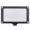Kompaktes Bi-Color-LED-Panel mit NP-F-Akkubetrieb, montierbar per Blitzschuhadapter oder 1/4-Zoll-Gewinde. Mini Bi-Color-LED-Panel mit NP-F-Akkuplatte und Montage per Blitzschuhadapter oder 1/4-Zoll-Gewinde.