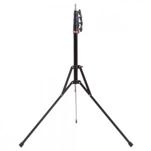 Muraro MU011AB Kompakt-Lichtstativ mit fünfteiligem Auszug für eine Standhöhe von 50 bis 195 cm.
