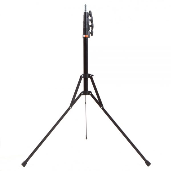 Muraro MU011AB Kompakt-Lichtstativ mit fünfteiligem Auszug für eine Standhöhe von 50 bis 195 cm.