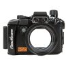 Aluminium-Unterwassergehäuse für die Sony RX100 IV bis 100 m Tiefe, mit visueller und akustischer Leckwarnung und Zugriff auf alle Kamerasteuerungen. Nauticam NA-RX100IV Unterwassergehäuse für die Sony RX100 Mark IV, ausgelegt für Tauchtiefen bis 100 Meter.