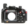 Aluminium-Unterwassergehäuse für die Sony RX100 IV bis 100 m Tiefe, mit visueller und akustischer Leckwarnung und Zugriff auf alle Kamerasteuerungen. Nauticam NA-RX100IV Unterwassergehäuse mit griffigen Tastenbedienelementen an der rechten Gehäuseseite.