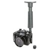 Aluminium-Unterwassergehäuse für die Sony RX100 IV bis 100 m Tiefe, mit visueller und akustischer Leckwarnung und Zugriff auf alle Kamerasteuerungen. Nauticam NA-RX100IV Unterwassergehäuse mit aufgesetzter Vakuumpumpe zur Dichtheitskontrolle.