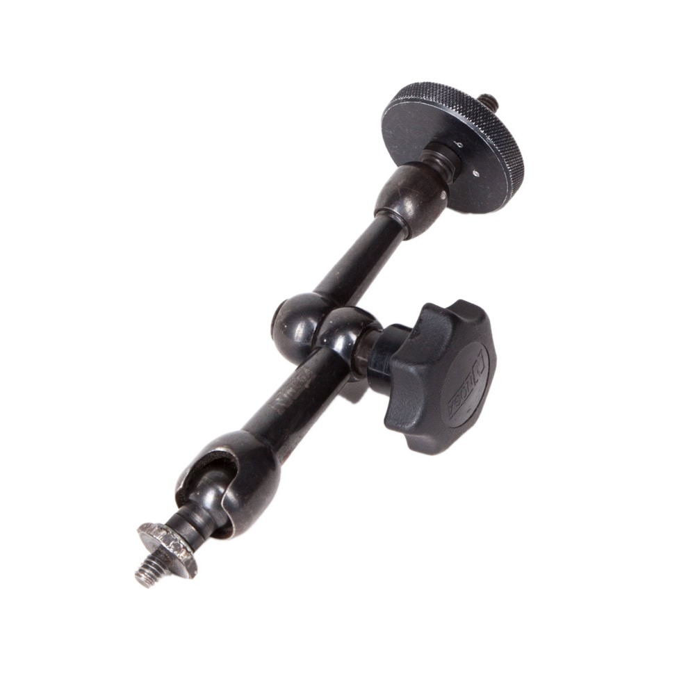 Noga Magic Arm, ein Gelenkarm mit 1/4-Zoll-Gewinde an beiden Enden für flexible Zubehörmontage.