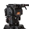 Leichtes Stativsystem mit 100-mm-Sockel, seitlichem Kameraeinschub und stufenlosem Neige- sowie Gegengewichtsausgleich für Nutzlasten bis 18,6 kg. OConnor Ultimate 1030Ds Stativsystem mit 100-mm-Sockel und Nutzlast bis zu 18,6 Kilogramm bei 15 cm Schwerpunkt.