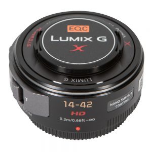 Panasonic LUMIX G X Vario 14-42mm Objektiv für Micro Four Thirds mit POWER-O.I.S.-Bildstabilisator und motorisiertem Zoom.