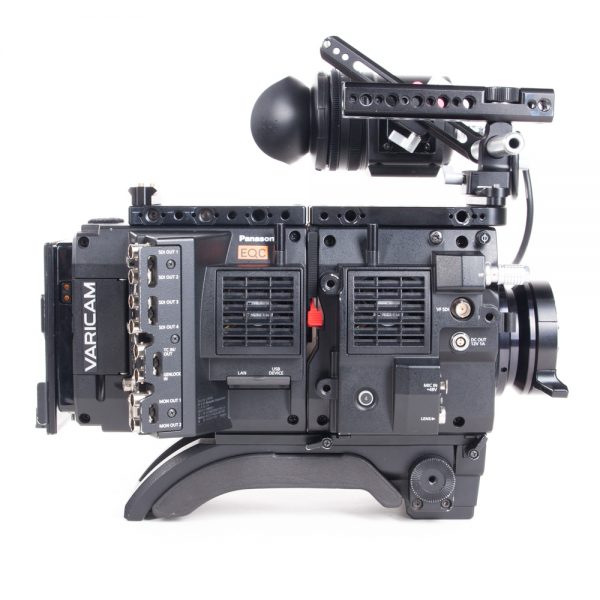 Panasonic VariCam 35 Super-35mm-Cinemakamera mit Dual-Native-ISO von 800 und 5000 für 4K-Aufnahmen.