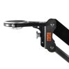 Kompakter Mini-Kran für Kameras bis 15 kg, über- oder unterhängend montierbar, mit Gegengewichtsspindel und faltbarem Schwenkarm. Prosup EJib ist ein kompakter Kamerakran mit 80 bis 120 cm einstellbarer Armlänge und einer Traglast bis 15 kg.