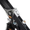 Kompakter Mini-Kran für Kameras bis 15 kg, über- oder unterhängend montierbar, mit Gegengewichtsspindel und faltbarem Schwenkarm. Prosup EJib ist ein kompakter Kamerakran mit 80 bis 120 cm einstellbarer Armlänge und einer Traglast bis 15 kg.