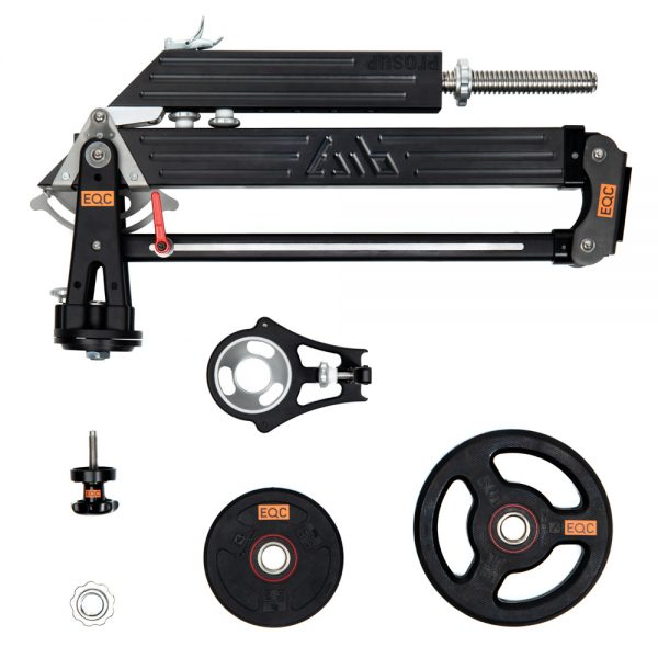 Prosup EJib ist ein kompakter Kamerakran mit 80 bis 120 cm einstellbarer Armlänge und einer Traglast bis 15 kg.