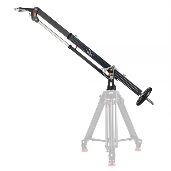 Prosup EJib ist ein kompakter Kamerakran mit 80 bis 120 cm einstellbarer Armlänge und einer Traglast bis 15 kg.