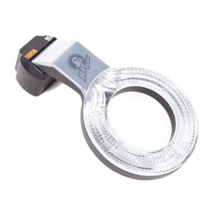 Ray Flash Clip-on Ringblitz für den Canon Speedlite 580EX II leitet das Blitzlicht in einen Ring um das Objektiv.