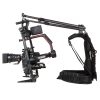 Entlastet Arme, Schultern und Rücken bei schweren Kamera-Setups über eine gepolsterte Weste mit zwei ProArm-Federarmen bis 140 cm Auslegerreichweite. Ready Rig GS + ProArm Kit trägt Kamerasysteme von 0,45 bis 18 kg über eine Weste mit zwei Federarmen.