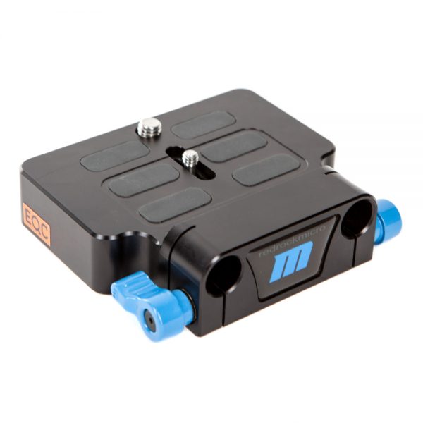 Redrock Low Base Basisplatte für 15-mm-LWS-Rods mit Schnellwechselplatte und erhöhten Riser.