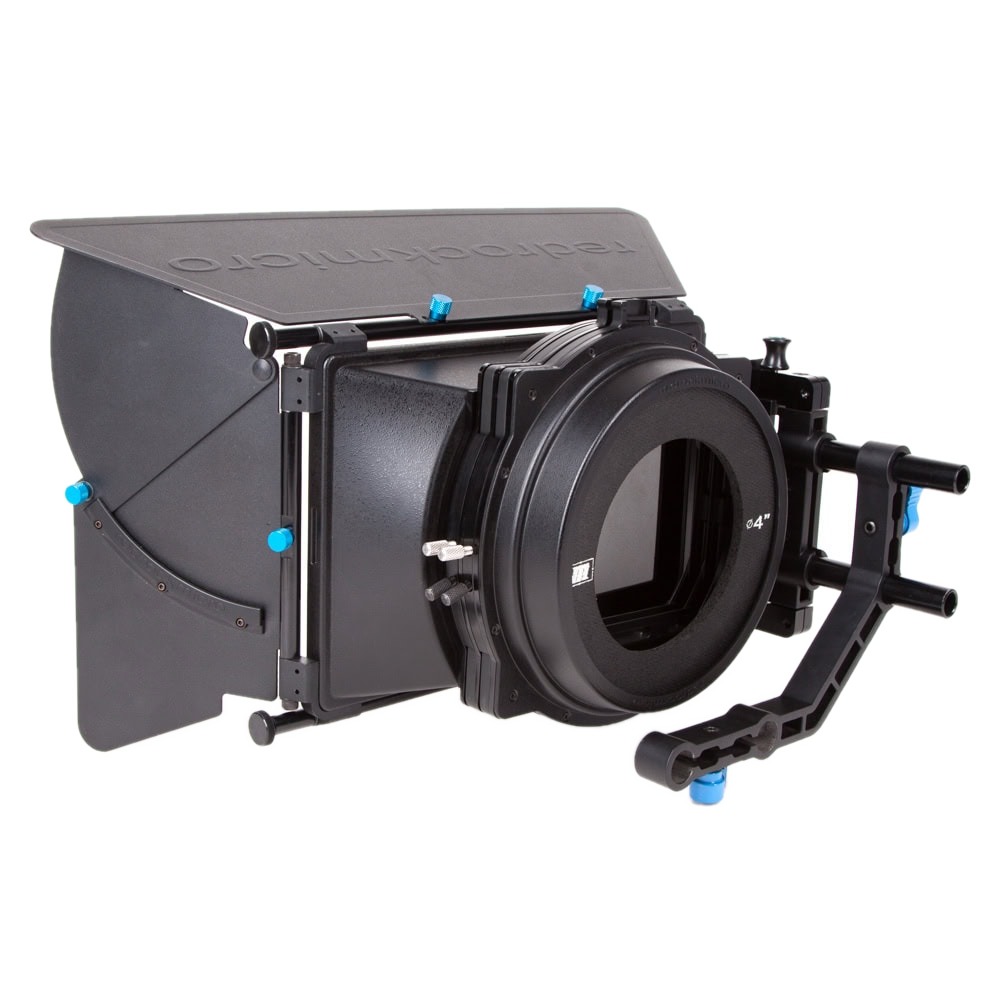 Redrock MicroMatteBox 2-Stage Swing-Away Kompendium mit Filterstufen für 4x4- und 4x5,65-Filter.