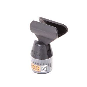 Rode RM5 Mikrofonclip für Mikrofone mit 16 mm Durchmesser, inklusive 3/8-Zoll-Gewindeadapter.