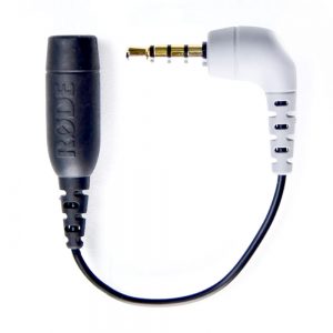 Rode SC4 Adapterkabel wandelt 3,5-mm-TRS-Mikrofonstecker auf TRRS für Smartphones um.