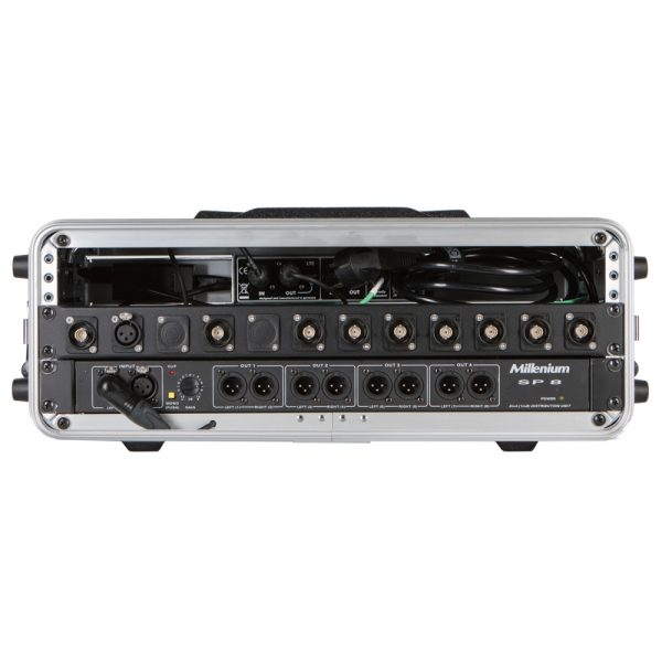 Rosendahl Timecode Unit mit acht XLR-Anschlüssen zur symmetrischen LTC-Verteilung.