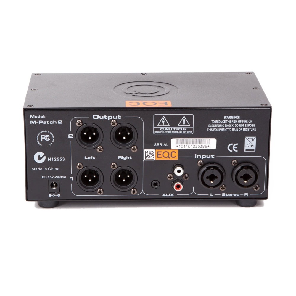 SM Pro Audio M-Patch 2 passiver Monitor-Controller zum Regeln der Abhörlautstärke ohne eigene Stromversorgung.