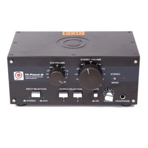 SM Pro Audio M-Patch 2 passiver Monitor-Controller zum Regeln der Abhörlautstärke ohne eigene Stromversorgung.