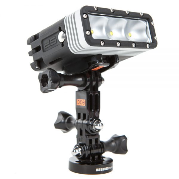 SP Gadgets Wasserfestes POV Action-Cam Licht-Set LED-Videolicht mit bis zu 300 Lumen und 40 m Tauchtiefe.