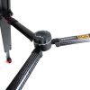 Cine-Stativsystem mit 100-mm-Fluidkopf für Kamerarigs bis 22 kg, mit SpeedLevel-Klemme und Tragegriff. Das Sachtler Cine 7+7 HD 100mm Schale mit Flowtech 100 Stativsystem hat eine frei verstellbare Mittelspinne.