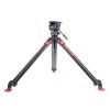 Fluidkopf-Stativsystem für Kameras bis 10 kg mit fünf Dämpfungsstufen und schnell einstellbaren Flowtech-Beinen. Das Sachtler FSB 8 T mit Flowtech 75mm Stativsystem lässt sich für extrem niedrige Positionen absenken.