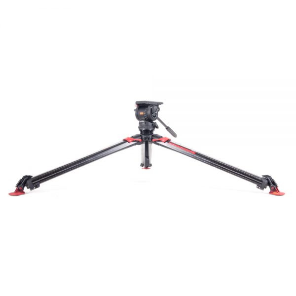 Das Sachtler FSB 8 T mit Flowtech 75mm Stativsystem erreicht einen Höhenbereich von 78 bis 173 Zentimeter.