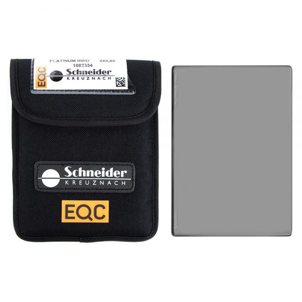 Schneider 4x5.65 Platinum IRND 0.6 Filter aus Water-White-Glas, im Set inklusive Schneider-Kreuznach-Tasche.