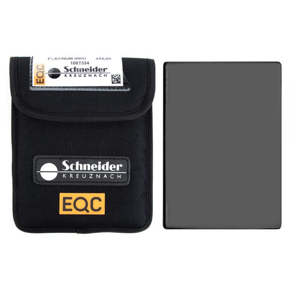 Schneider 4x5.65 Platinum IRND 1.2 Filter aus Water-White-Glas, im Set inklusive Schneider-Kreuznach-Tasche.