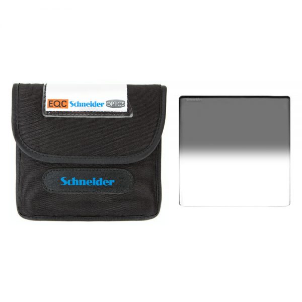 Schneider 5,65x5,65-Grauverlaufsfilter ND 1,2 mit harter Kante für vier Blendenstufen Lichtreduzierung.