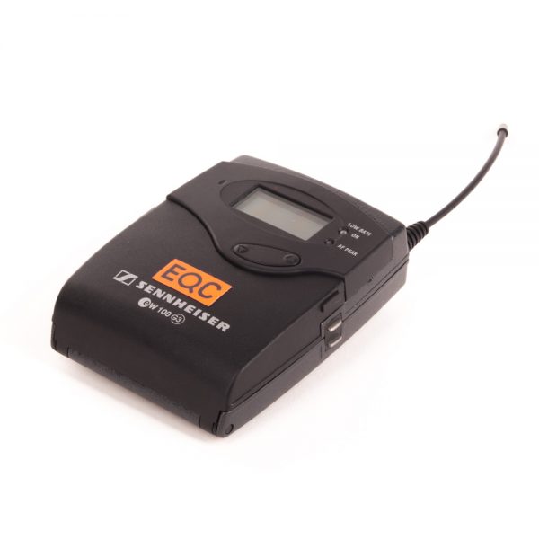 Sennheiser SK 100 G3 Sender, UHF-Taschensender mit 42 MHz Schaltbandbreite für viele freie Kanäle.
