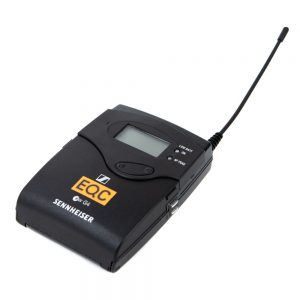 Sennheiser SK 100 G4 Funksender, UHF-Taschensender mit 1680 wählbaren Frequenzen und 42 MHz Bandbreite.