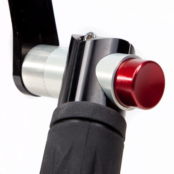SHAPE HAND5 ist ein Griffeset aus eloxiertem Aluminium für 15mm Rods mit um 360° drehbaren Griffen.