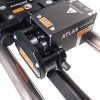 Geräuschloser Zahnriemen-Antrieb für den Atlas Modular Slider mit Zeitraffer-Funktion, gesteuert über den AION-IQ-Controller. Slidekamera Atlas Modular Drive Motion-Control-Antrieb mit AION-IQ-Controller und Maximalgeschwindigkeit 0,4 m/Sek.