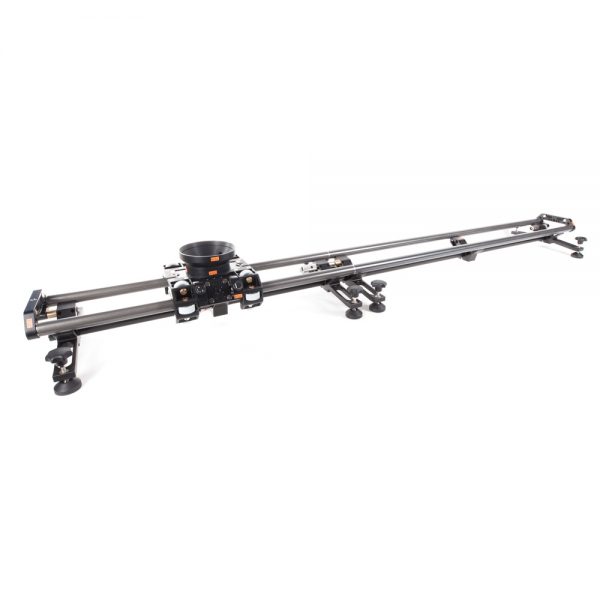Slidekamera Atlas Modular Slider, 2-Meter-Kameraschiene für 100-mm- und 150-mm-Fluidköpfe, erweiterbar auf 10 m.