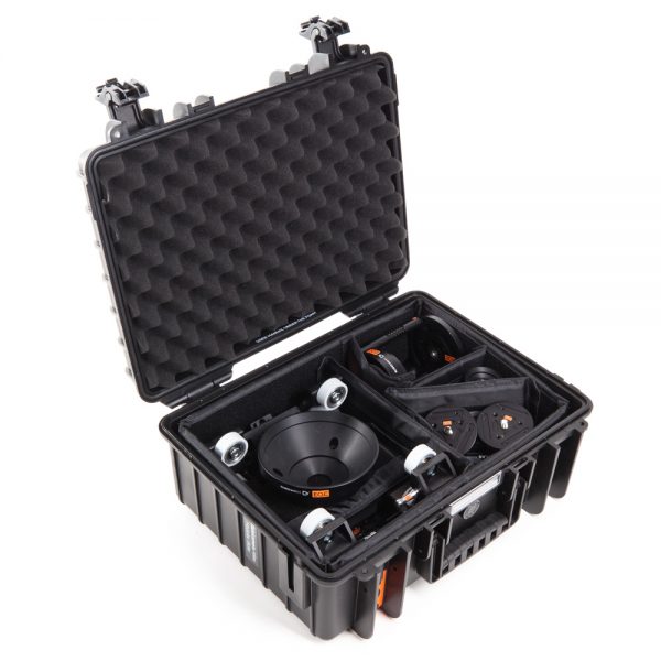 Slidekamera Atlas Modular Slider, 2-Meter-Kameraschiene für 100-mm- und 150-mm-Fluidköpfe, erweiterbar auf 10 m.