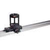 Slidekamera X-Slider System, Kamera-Slider mit DC-Antriebsmotor für gleichmäßige Zeitraffer-Fahrten.