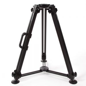 Slidekamera Riesenstativ 700 mit Höhenbereich 70-125 cm und 75-mm-Halbschale für Videoköpfe.