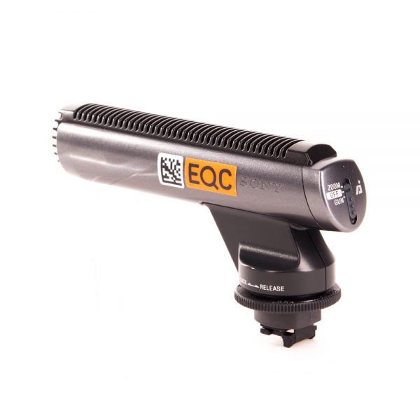 Sony ECM-HGZ1 Richtmikrofon mit umschaltbarer Niere-/Superniere-Charakteristik und nur 50 g Gewicht.