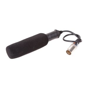 Sony ECM-XM1 Richtrohrmikrofon mit Superniere-Charakteristik und Frequenzgang von 40 Hz bis 20 kHz.