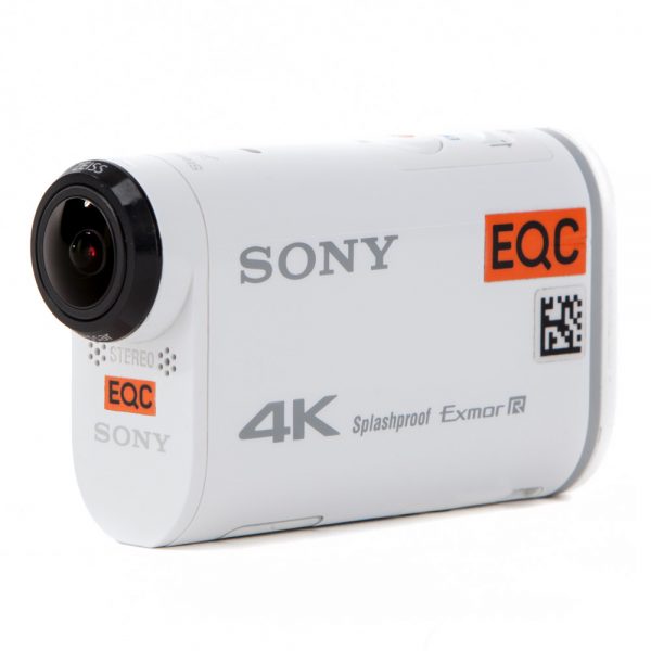 Sony FDR-X1000V 4K-Actionkamera mit ZEISS-Tessar-Objektiv und 170° Ultraweitwinkel-Bildwinkel.